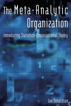 The Meta-Analytic Organization (eBook, ePUB) - Donaldson, Lex
