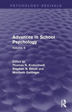 Advances in School Psychology (Psychology Revivals) (eBook, ePUB)