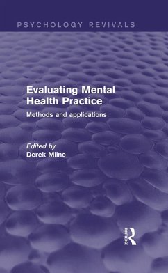 Cover Evaluating Mental Health Practice (Psychology Revivals) (eBook, PDF)