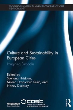 Culture and Sustainability in European Cities (eBook, ePUB)
