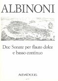 2 Sonaten für Altblockflöte und Bc
