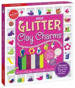 Make Glitter Clay Charms