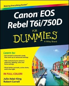 Canon EOS Rebel T6i / 750d for Dummies - King, Julie Adair