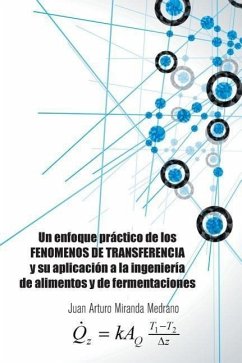 Un enfoque práctico de los FENOMENOS DE TRANSFERENCIA y su aplicación a la ingeniería de alimentos y de fermentaciones. - Medrano, Juan Arturo Miranda
