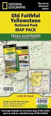 Old Faithful, Yellowstone [Map Pack Bundle] - National Geographic Maps