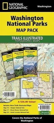 Washington National Parks [Map Pack Bundle] - National Geographic Maps