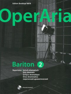 Cover OperAria, Bariton, m. MP3-CD