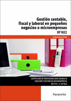 Gestión contable, fiscal y laboral en pequeños negocios o microempresas - García Prado, Enrique