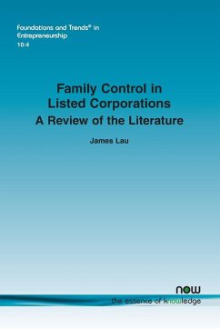 Family Control in Listed Corporations - Lau, James