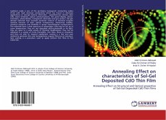 Annealing Effect on characteristics of Sol-Gel Deposited CdO Thin Film - H.Omran Alkhayatt, Adel;Ali Chichan Al-Rikaby, Oday;A. Disher Al-Haydari, Imad
