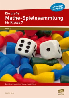 Die große Mathe-Spielesammlung für Klasse 7, m. 1 Beilage - Koch, Günther