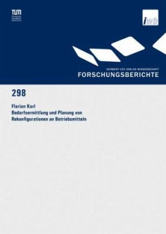Bedarfsermittlung und Planung von Rekonfigurationen an Betriebsmitteln - Karl, Florian