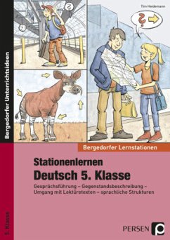 Stationenlernen Deutsch 5. Klasse - Heidemann, Tim
