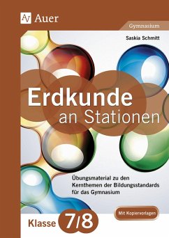 Cover Erdkunde an Stationen 7-8 Gymnasium