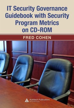 Cover IT Security Governance Guidebook with Security Program Metrics on CD-ROM (eBook, PDF)