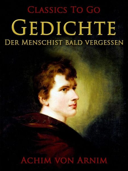 Gedichte-Der Mensch ist bald vergessen (eBook, ePUB)