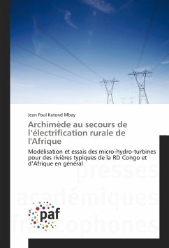Archimède au secours de l¿électrification rurale de l'Afrique - Katond Mbay, Jean Paul