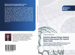 Solution-Based Single Walled Carbon Nanotubes for Hybrid Solar Cells - Bottacchi, Francesca