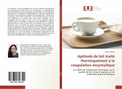 Cover Aptitude de lait traité thermiquement à la coagulation enzymatique