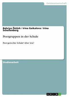 Peergruppen in der Schule (eBook, ePUB) - Öztürk, Bahriye; Gaikalova, Irina; Schellenberg, Irina