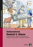 Stationenlernen Deutsch 5. Klasse (eBook, PDF)