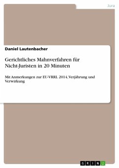 Gerichtliches Mahnverfahren für Nicht-Juristen in 20 Minuten (eBook, ePUB)