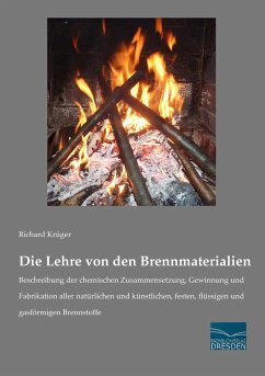 Die Lehre von den Brennmaterialien - Krüger, Richard