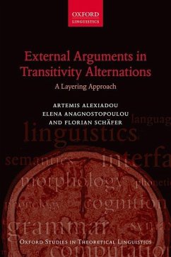 External Arguments in Transitivity Alternations - Alexiadou, Artemis; Anagnostopoulou, Elena; Schafer, Florian