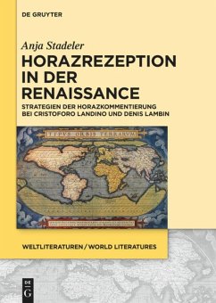 Horazrezeption in der Renaissance - Stadeler, Anja