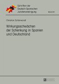 Wirkungsschwächen der Schenkung in Spanien und Deutschland