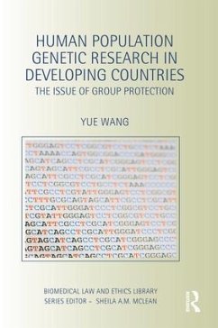 Human Population Genetic Research in Developing Countries - Wang, Yue