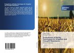 Evaluations of Barley Genotypes for Irrigation and Drought Resistance