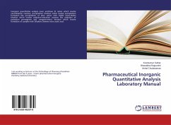 Pharmaceutical Inorganic Quantitative Analysis Laboratory Manual