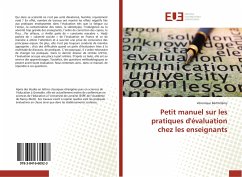 Petit manuel sur les pratiques d'évaluation chez les enseignants - Barthélémy, Véronique