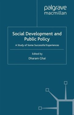 Social Development and Public Policy - Ghai, Dharam