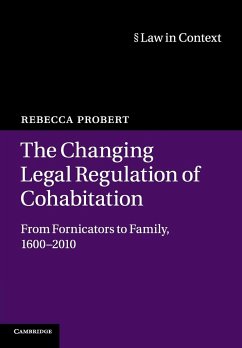 The Changing Legal Regulation of Cohabitation - Probert, Rebecca