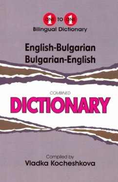 Cover English-Bulgarian & Bulgarian-English One-to-One Dictionary