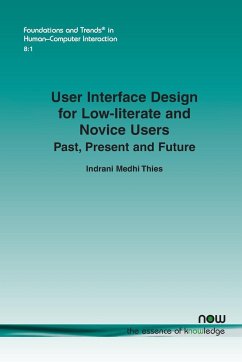 User Interface Design for Low-literate and Novice Users