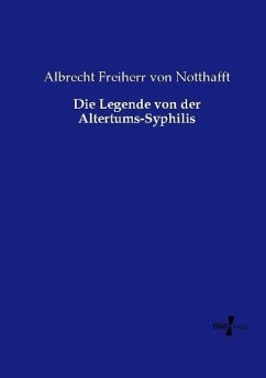 Die Legende von der Altertums-Syphilis Cover Die Legende von der Altertums-Syphilis