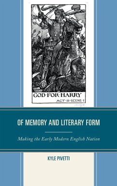 Cover Of Memory and Literary Form