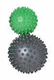 Schildkröt 960054 - Fitness Noppen-, Massage und Igelball Set, limegreen-anthrazit