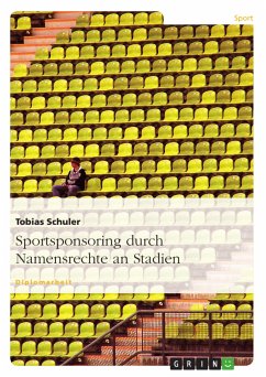 Sportsponsoring durch Namensrechte an Stadien (eBook, ePUB)