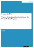 Wagner für Anfänger - Eine Betrachtung der Opern Richard Wagners (eBook, ePUB)