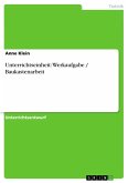 Unterrichtseinheit: Werkaufgabe / Baukastenarbeit (eBook, ePUB) Unterrichtseinheit: Werkaufgabe / Baukastenarbeit (eBook, ePUB)