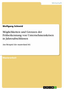 Möglichkeiten und Grenzen der Früherkennung von Unternehmenskrisen in Jahresabschlüssen (eBook, PDF) - Schneid, Wolfgang