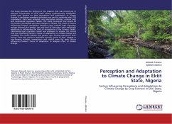 Perception and Adaptation to Climate Change in Ektit State, Nigeria