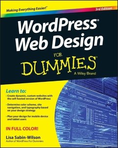 WordPress Web Design For Dummies - Sabin-Wilson, Lisa