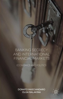 Banking Secrecy and Global Finance - Masciandaro, Donato;Balakina, Olga