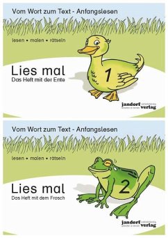 Cover Das Heft mit dem Frosch & Das Heft mit der Ente / Lies mal Bd.1+2