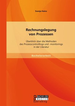 Rechnungslegung von Prozessen: Überblick über die Methoden des Prozesscontrollings und -monitorings in der Literatur - Hainz, Svenja
